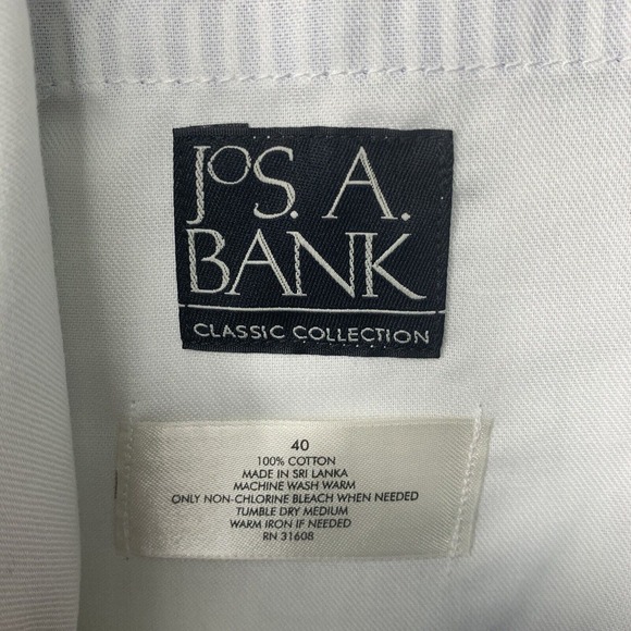 Jos A Bank Seersucker Shorts Mens 40 Pleated Blue White Stripe Summer Comfort - Picture 6 of 9